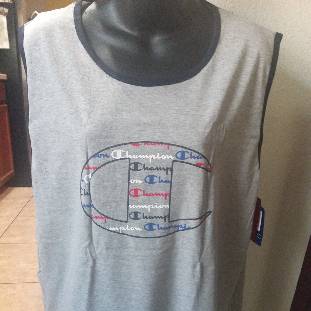 Champion Sleeveless Logo Graphic Tank